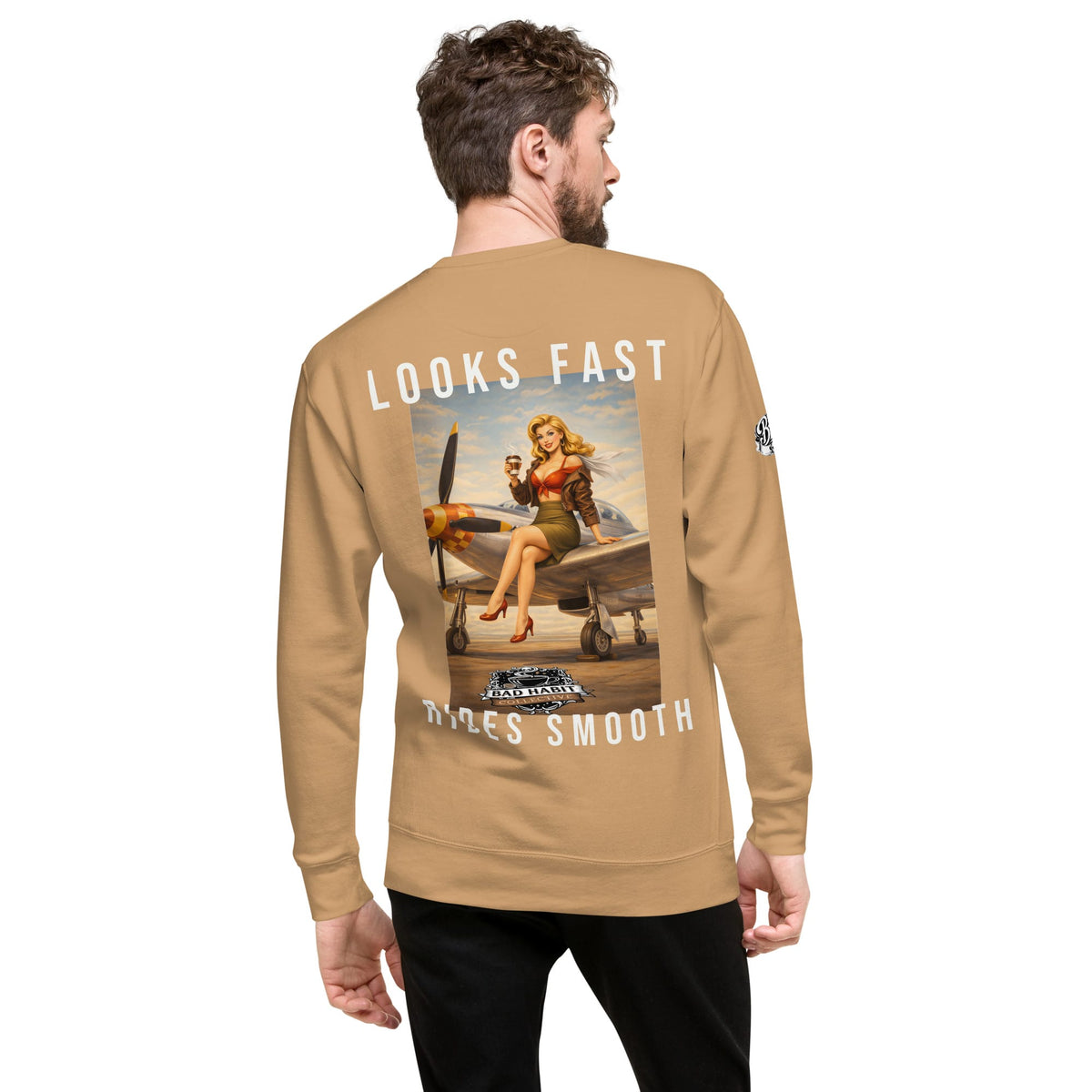 Men's Cleared for Takeoff Premium Sweatshirt | Bad Habit Collective