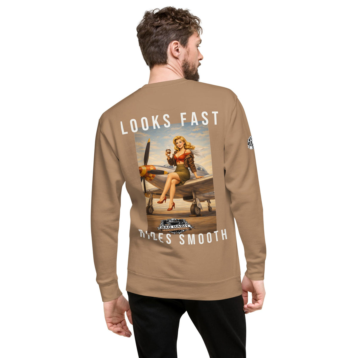 Men's Cleared for Takeoff Premium Sweatshirt | Bad Habit Collective