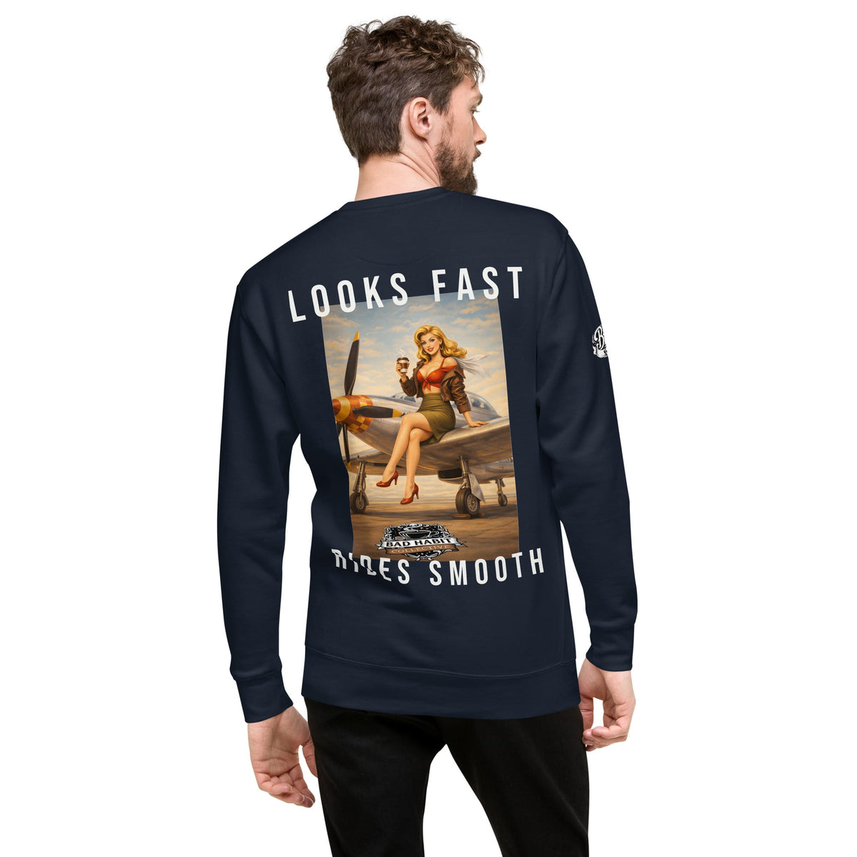 Men's Cleared for Takeoff Premium Sweatshirt | Bad Habit Collective