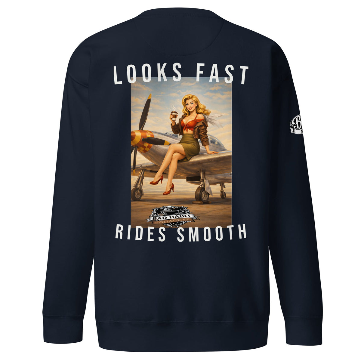 Men's Cleared for Takeoff Premium Sweatshirt | Bad Habit Collective