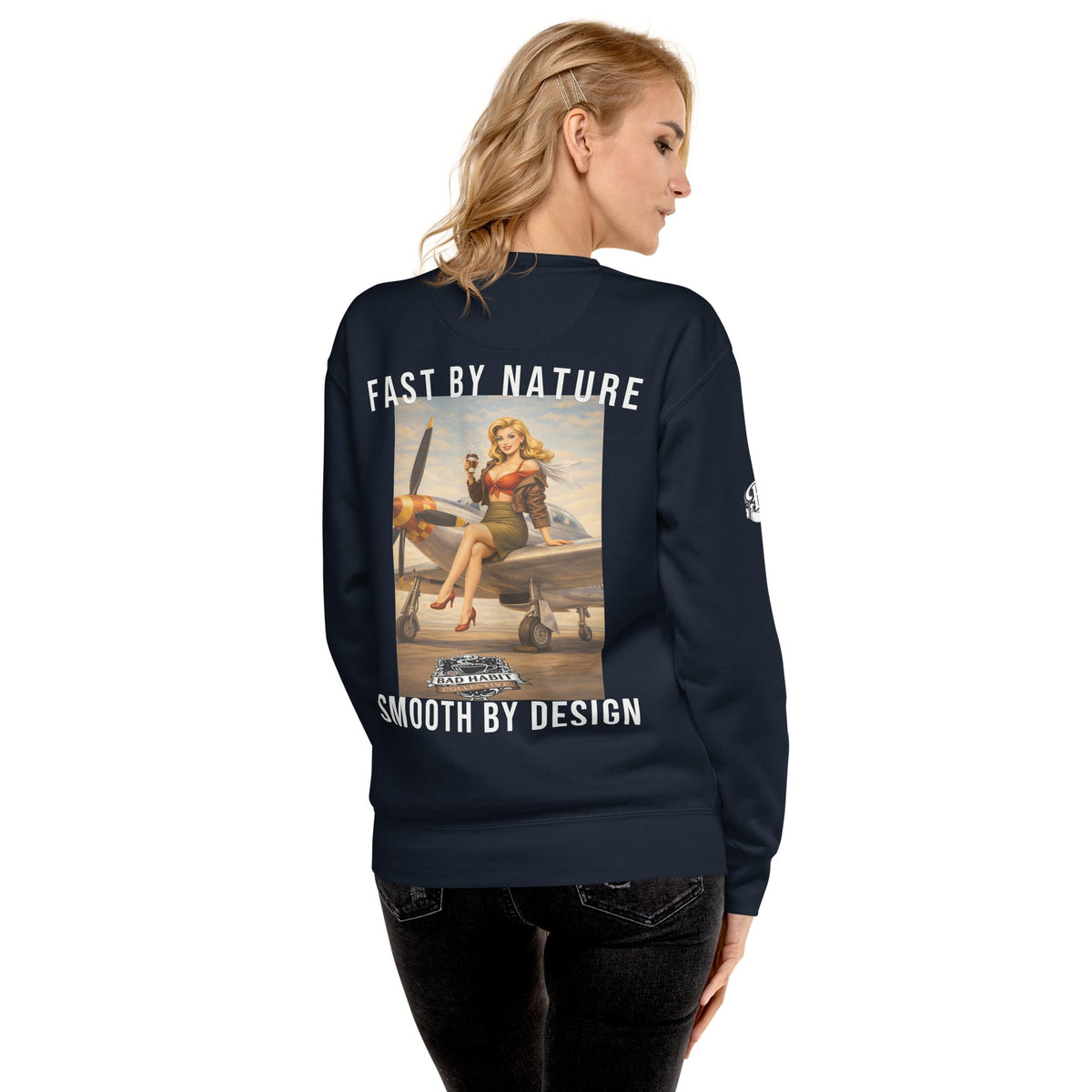 Women's Cleared for Takeoff Premium Sweatshirt | Bad Habit Collective