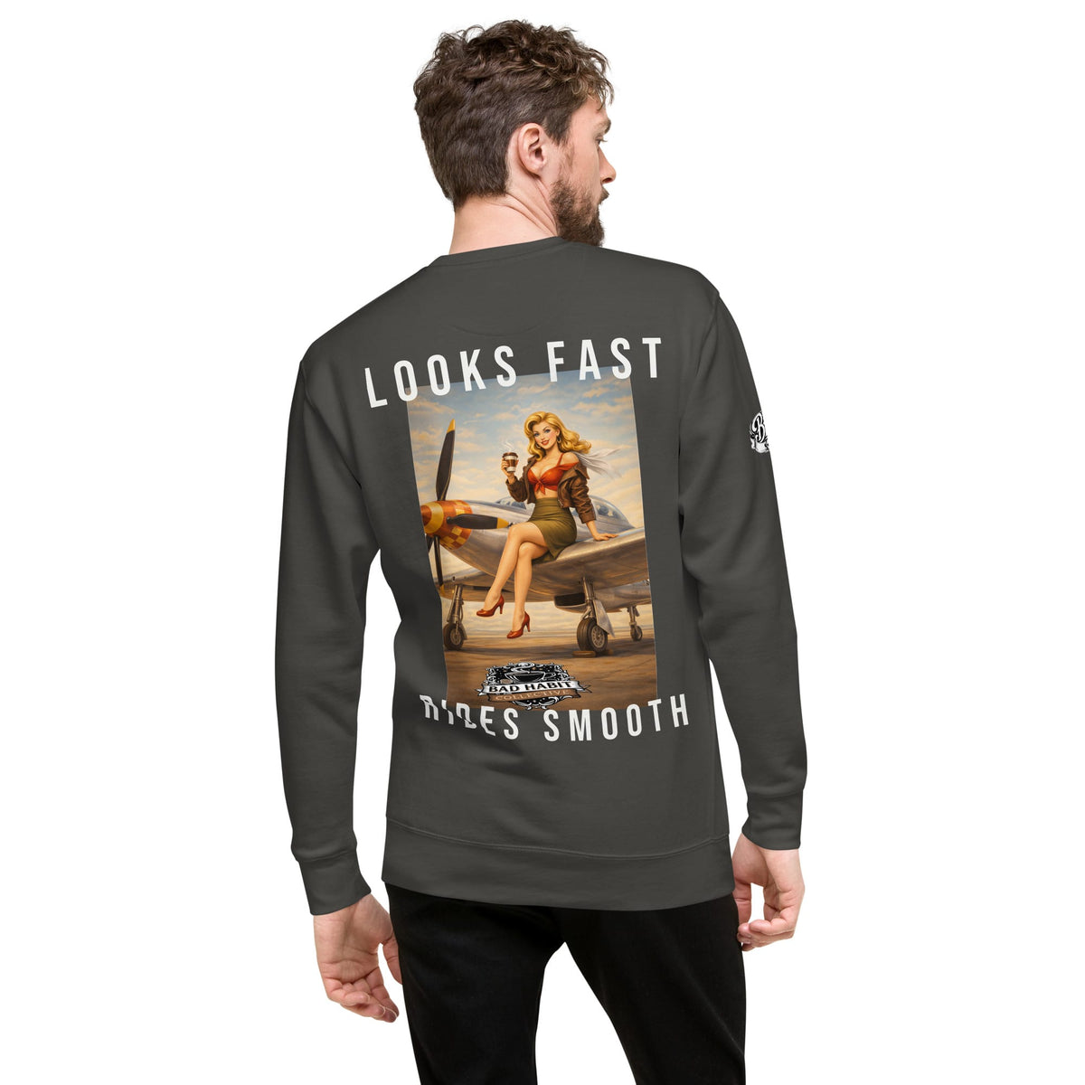 Men's Cleared for Takeoff Premium Sweatshirt | Bad Habit Collective