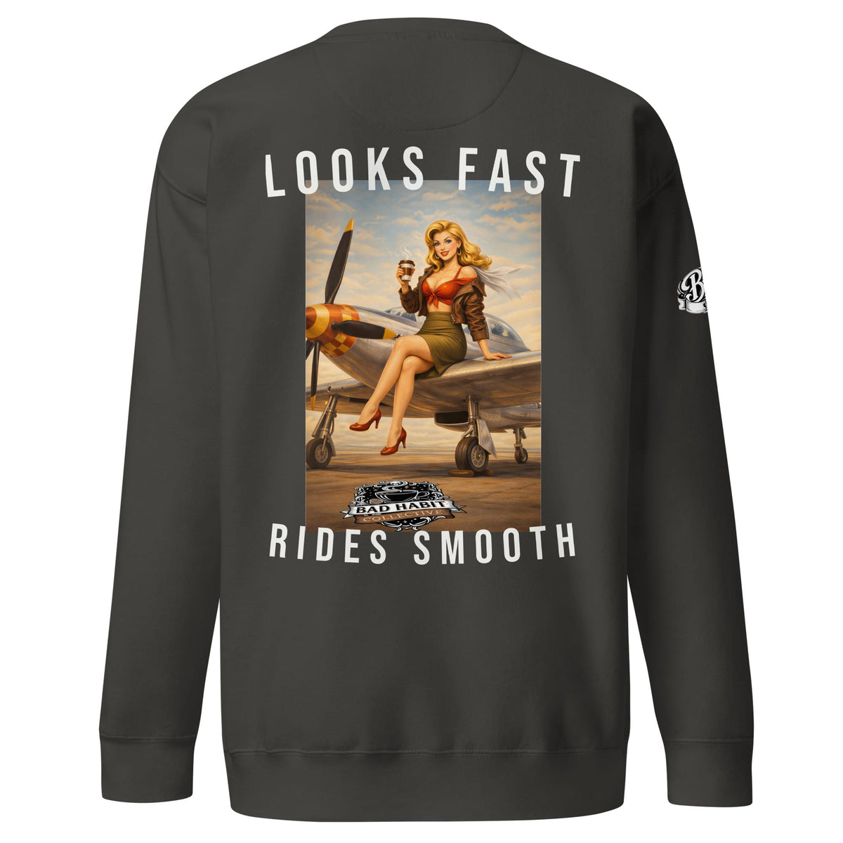 Men's Cleared for Takeoff Premium Sweatshirt | Bad Habit Collective