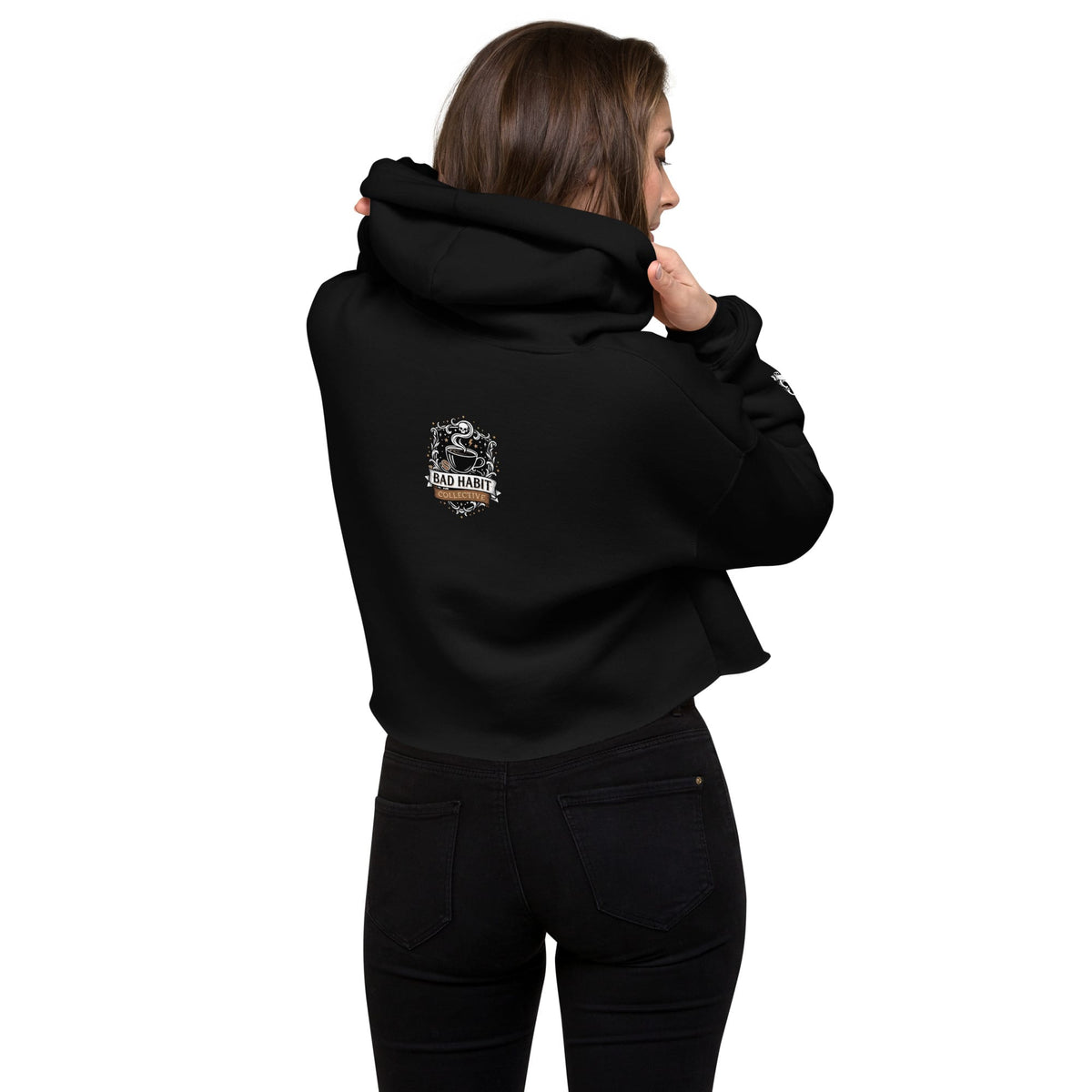 Women's Hell on Wheels Crop Hoodie | Bad Habit Collective