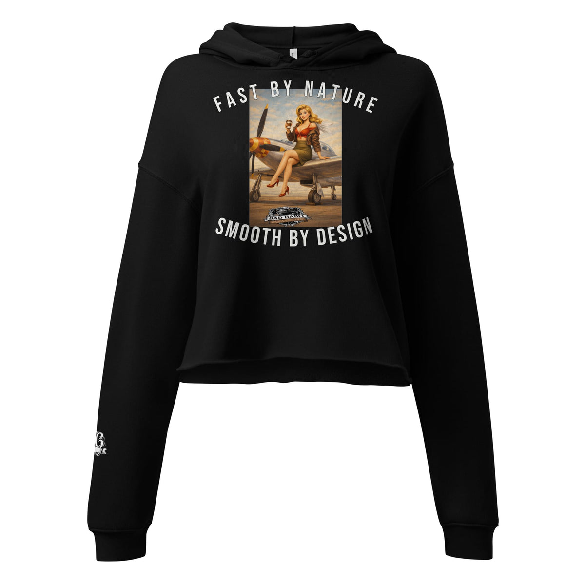Cleared for Takeoff Crop Hoodie | Bad Habit Collective