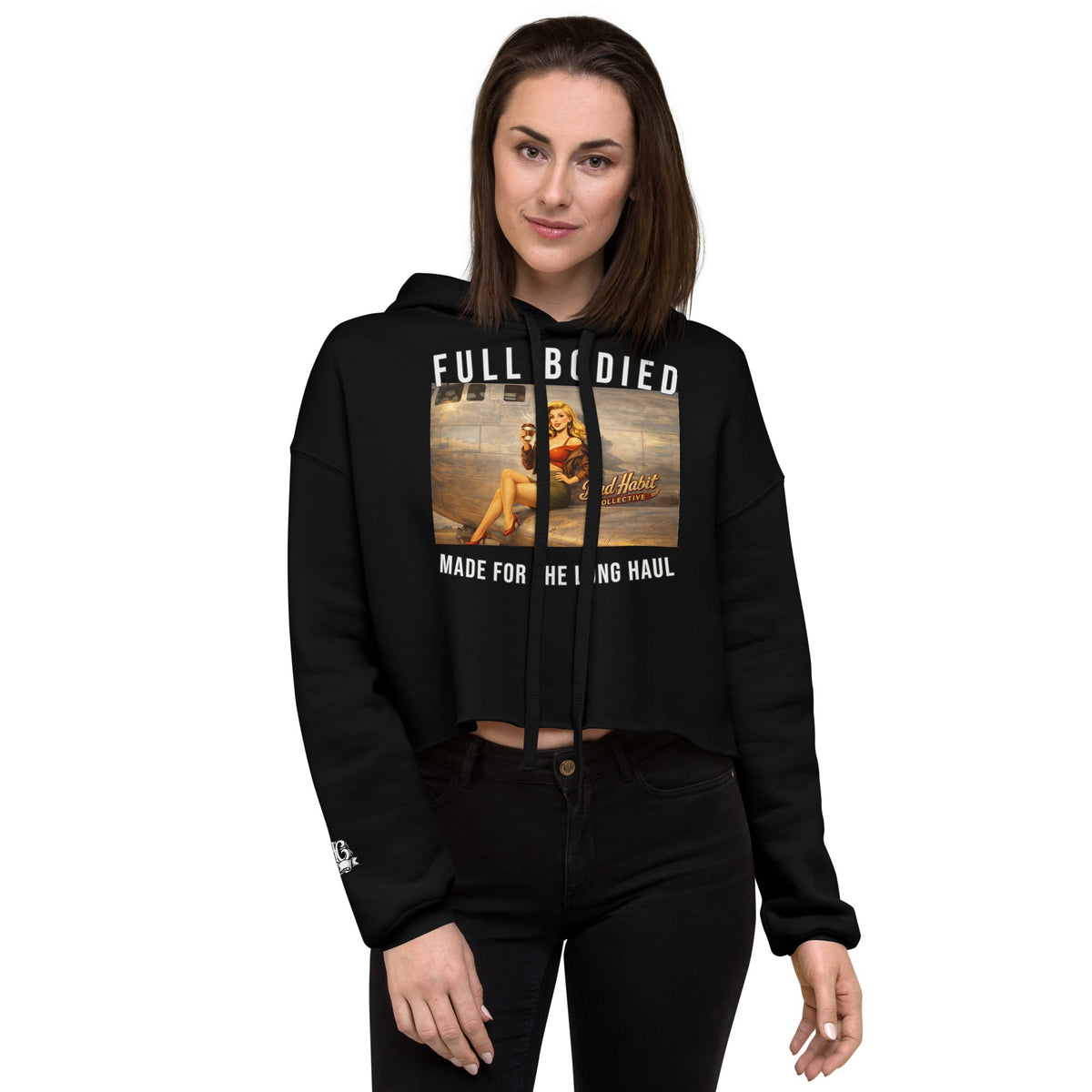 Bombs Away Crop Hoodie | Bad Habit Collective