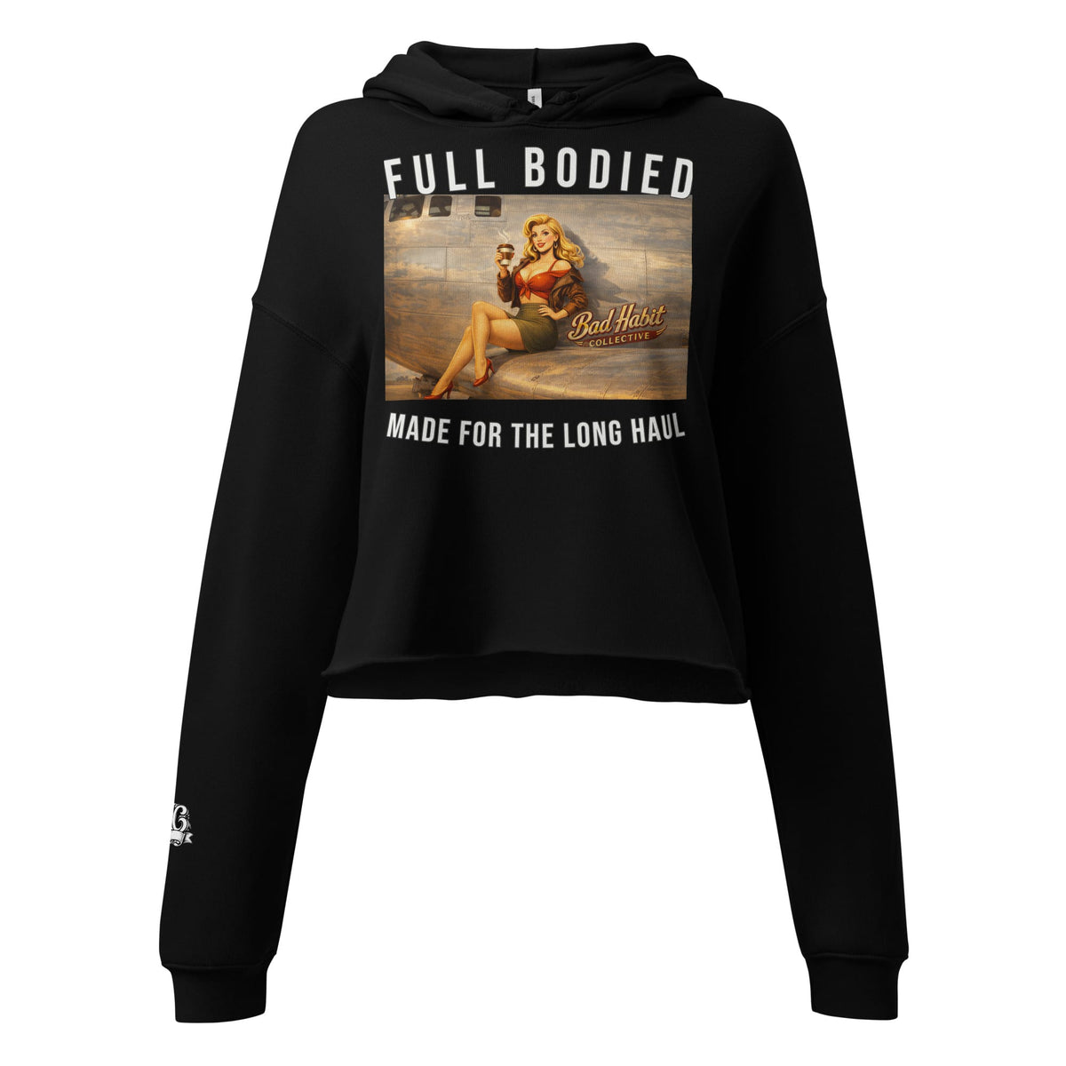 Bombs Away Crop Hoodie | Bad Habit Collective