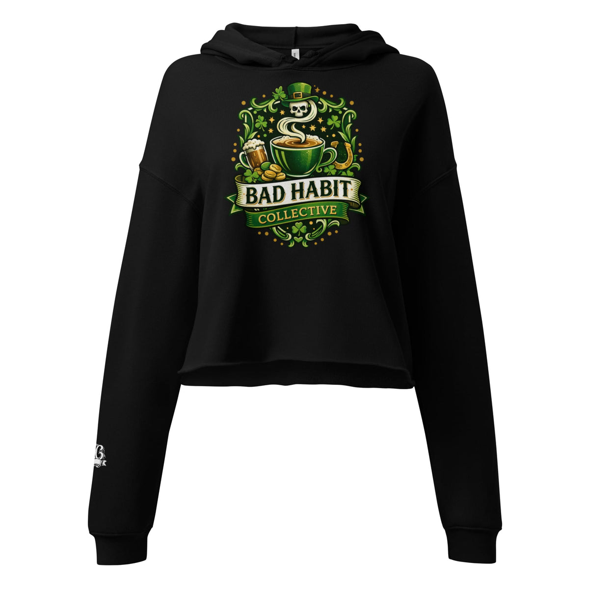 Gettin' Lucky Crop Hoodie | Bad Habit Collective