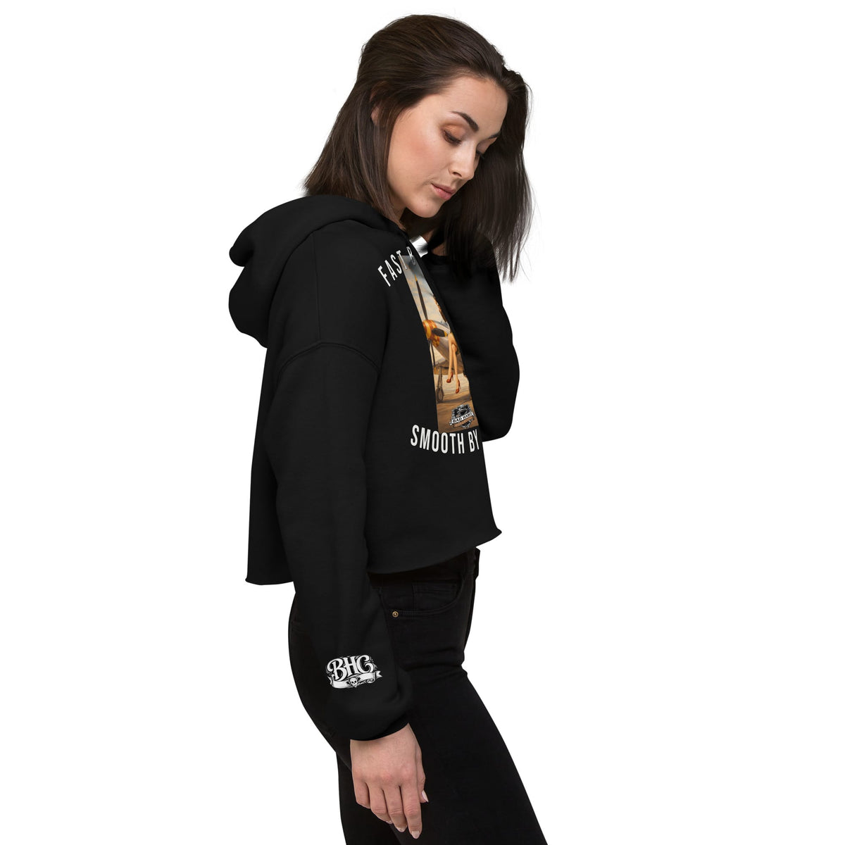 Cleared for Takeoff Crop Hoodie | Bad Habit Collective