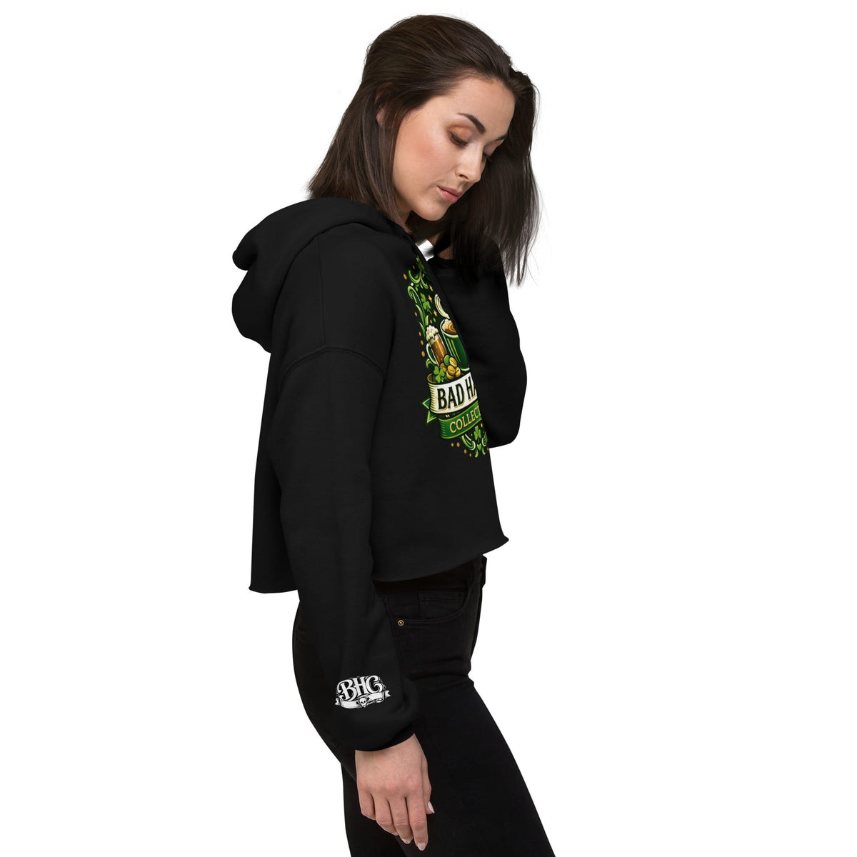 Gettin' Lucky Crop Hoodie | Bad Habit Collective