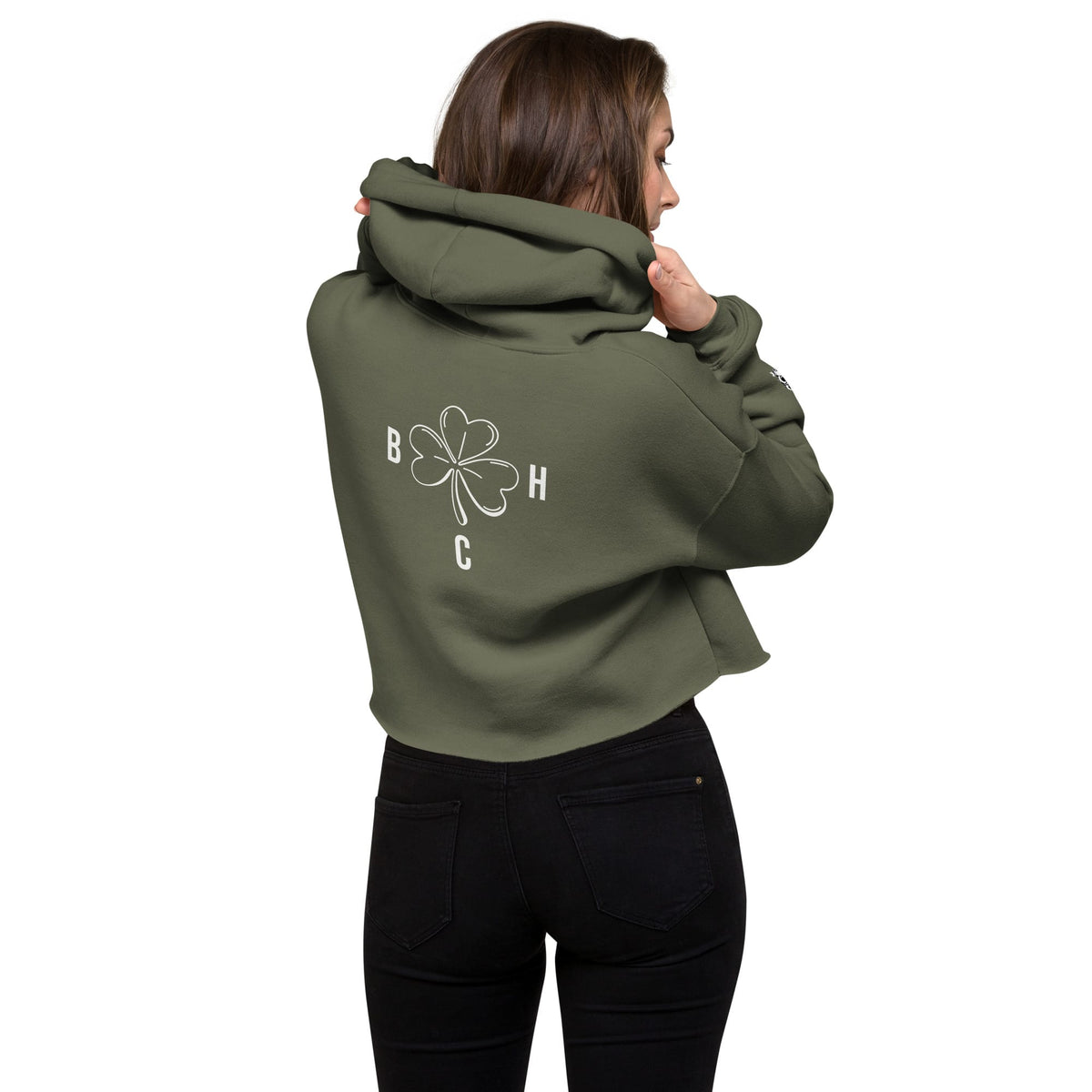 Gettin' Lucky Crop Hoodie | Bad Habit Collective
