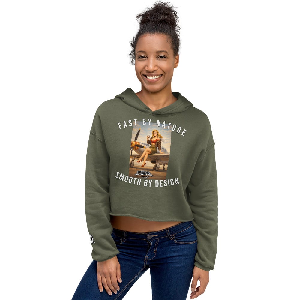 Cleared for Takeoff Crop Hoodie | Bad Habit Collective