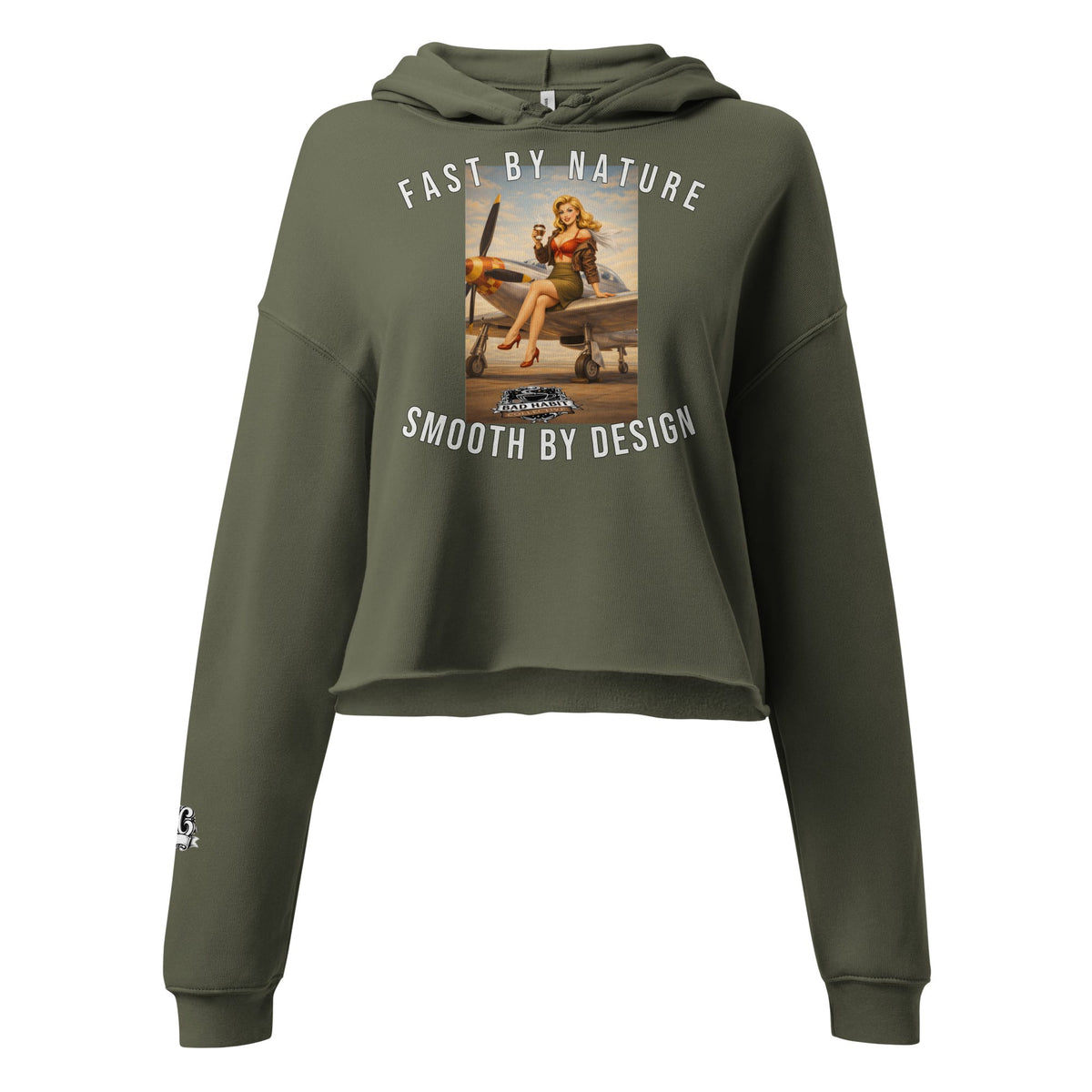 Cleared for Takeoff Crop Hoodie | Bad Habit Collective