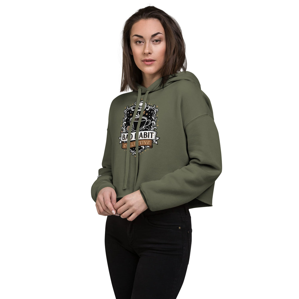 Bad Habit Collective Crop Hoodie | Bad Habit Collective