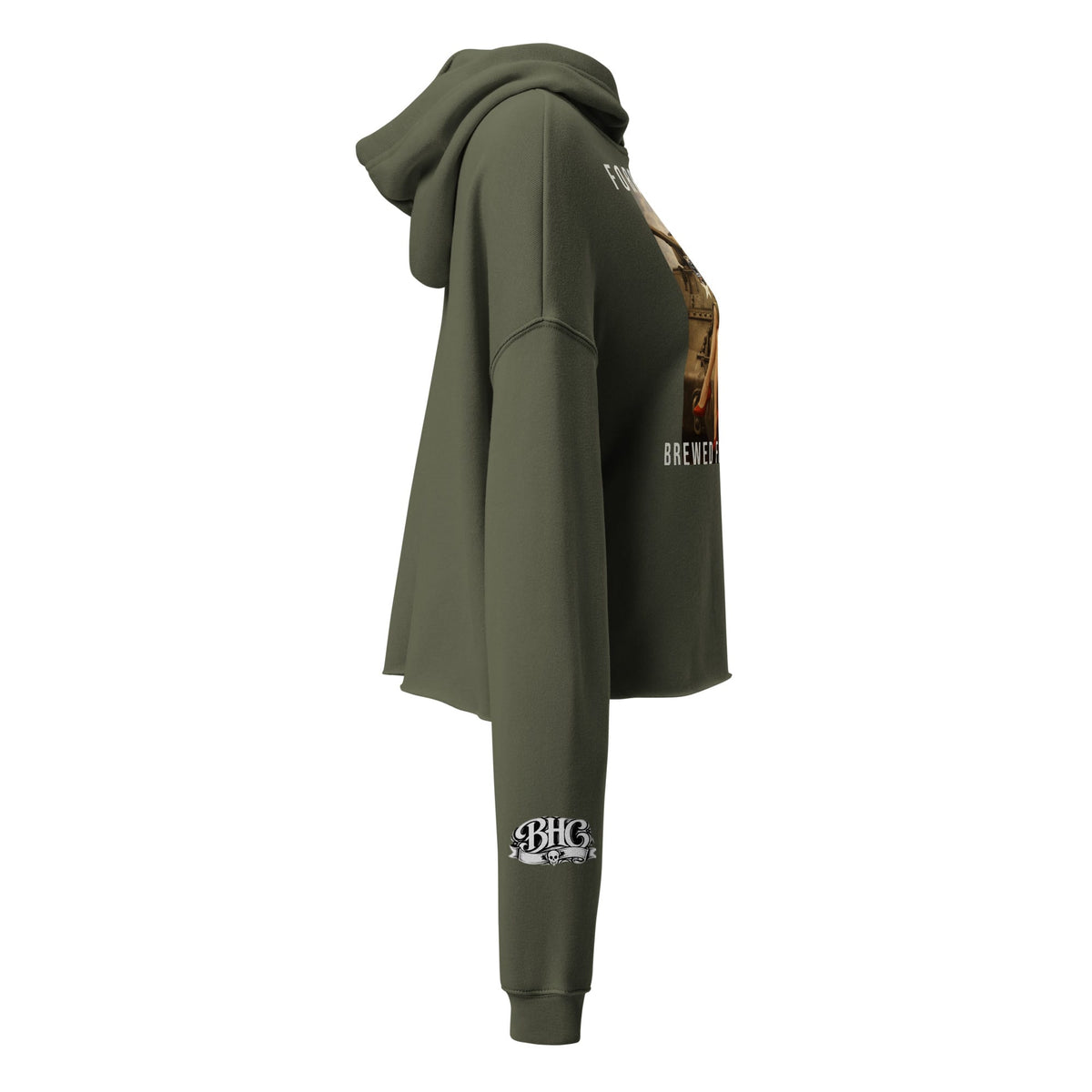 Women's Hell on Wheels Crop Hoodie | Bad Habit Collective