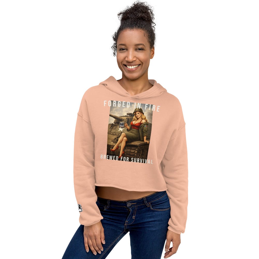 Women's Hell on Wheels Crop Hoodie | Bad Habit Collective