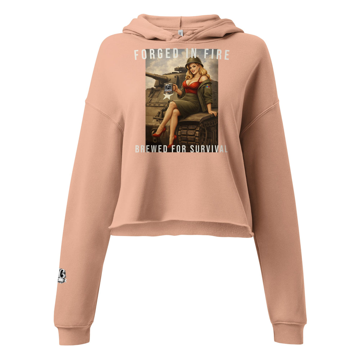 Women's Hell on Wheels Crop Hoodie | Bad Habit Collective