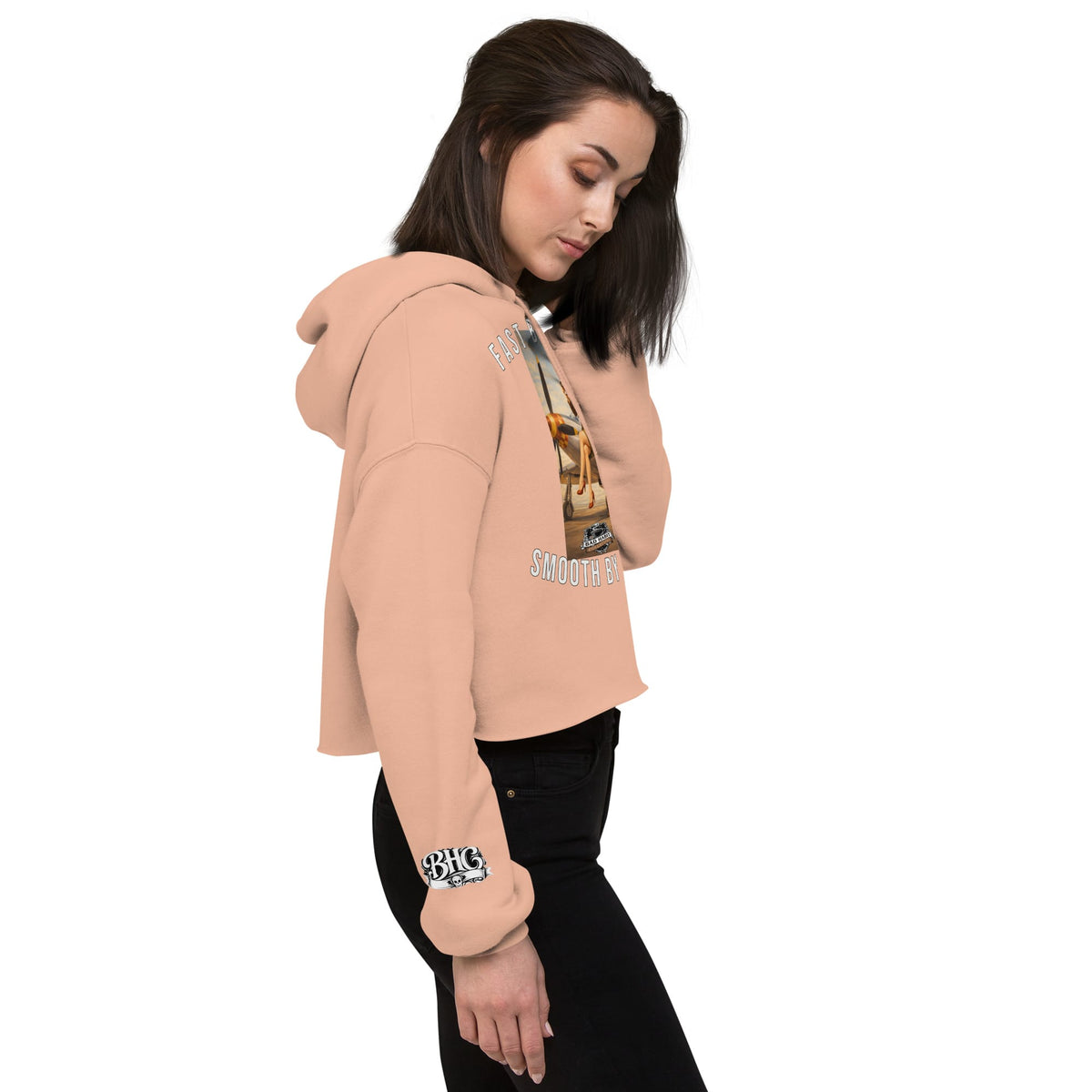 Cleared for Takeoff Crop Hoodie | Bad Habit Collective