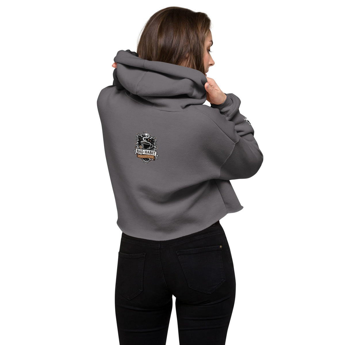 Women's Hell on Wheels Crop Hoodie | Bad Habit Collective