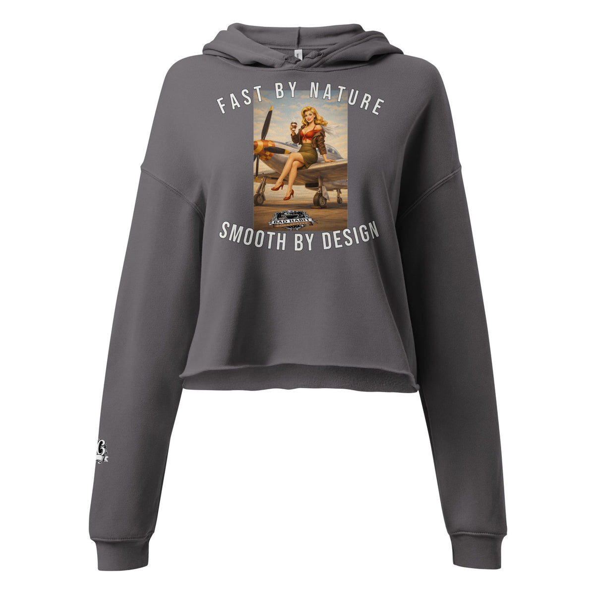 Cleared for Takeoff Crop Hoodie | Bad Habit Collective
