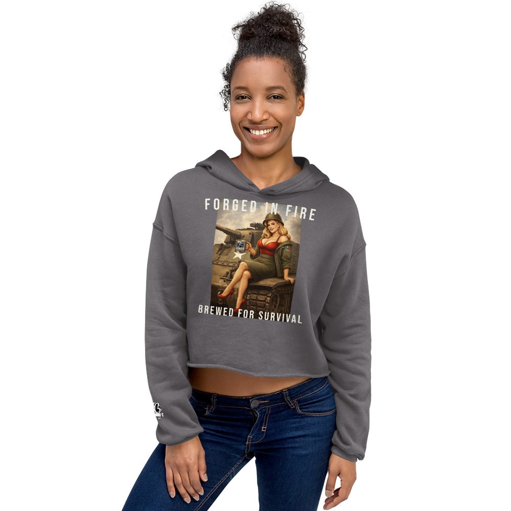 Women's Hell on Wheels Crop Hoodie | Bad Habit Collective