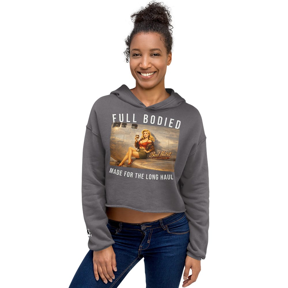 Bombs Away Crop Hoodie | Bad Habit Collective