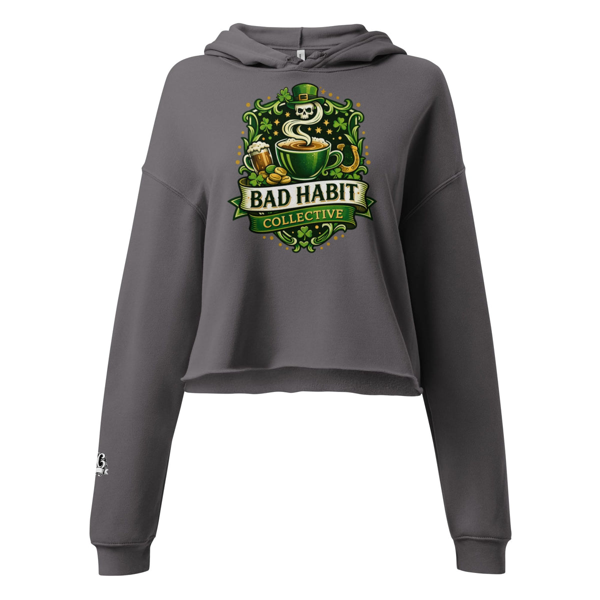 Gettin' Lucky Crop Hoodie | Bad Habit Collective