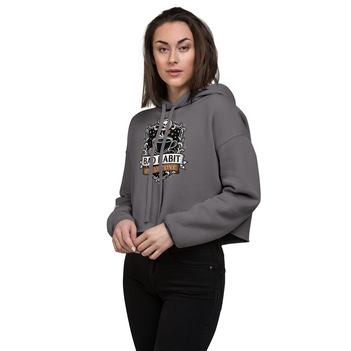 Bad Habit Collective Crop Hoodie | Bad Habit Collective