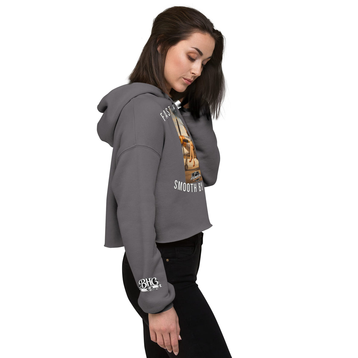 Cleared for Takeoff Crop Hoodie | Bad Habit Collective