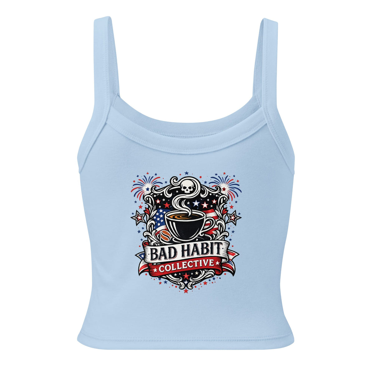 Women’s Red, White, and Bad Tank Top | Bad Habit Collective