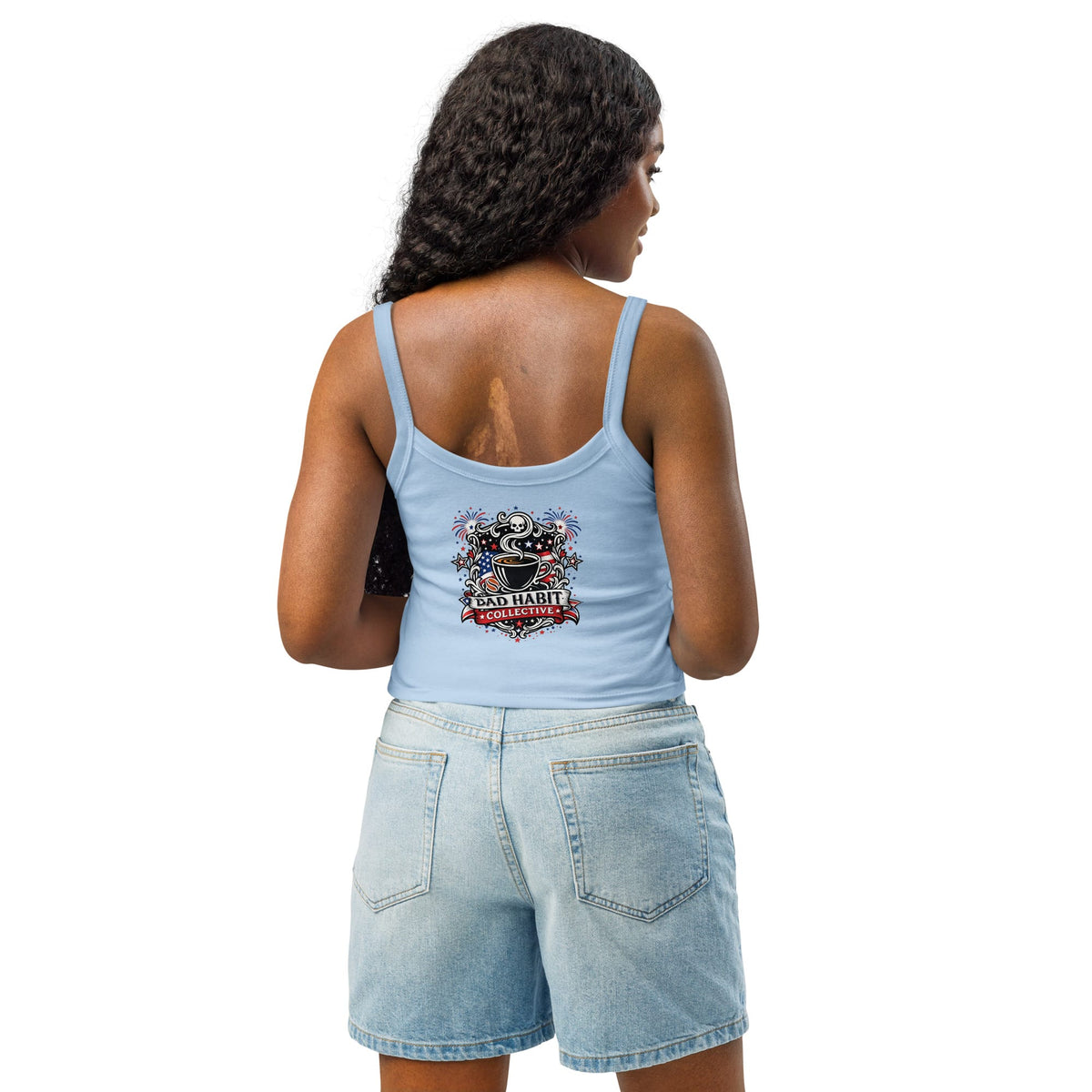 Women’s Red, White, and Bad Tank Top | Bad Habit Collective