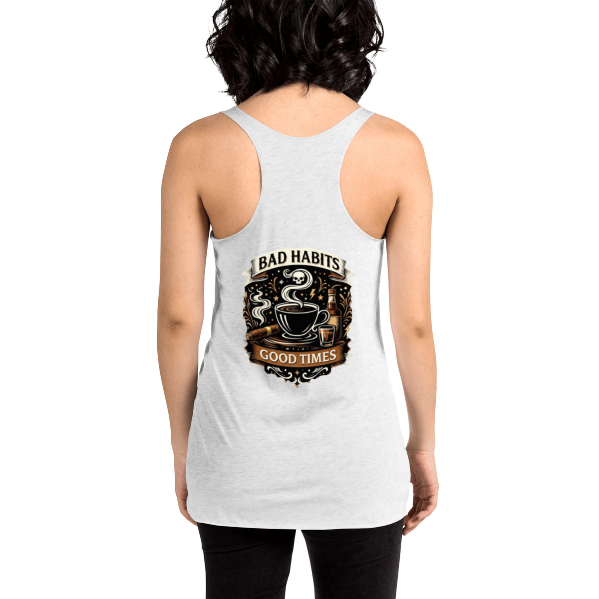 BHC- Bad Habits Good Times Women's Racerback Tank | Bad Habit Collective