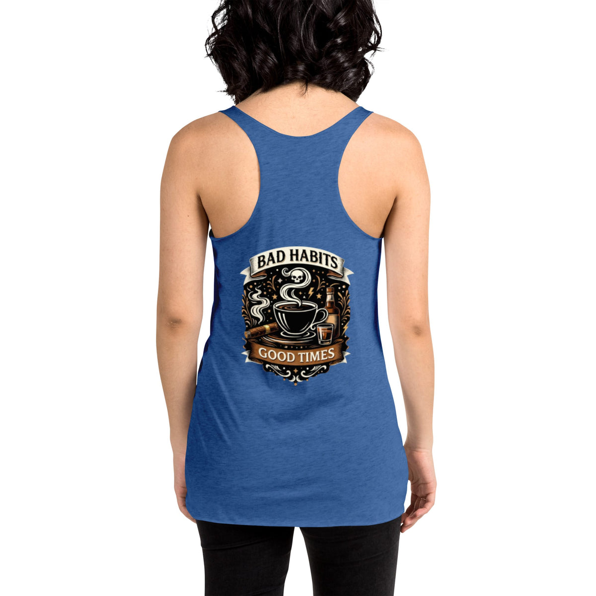 BHC- Bad Habits Good Times Women's Racerback Tank | Bad Habit Collective