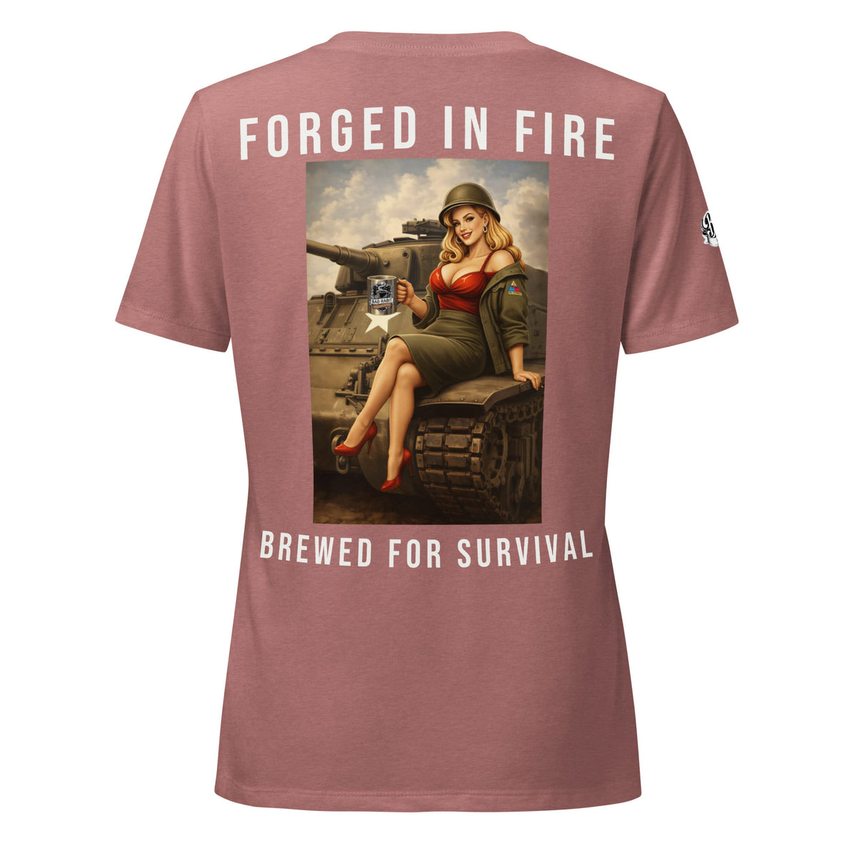 Women’s hell on wheels relaxed v-neck t-shirt | Bad Habit Collective