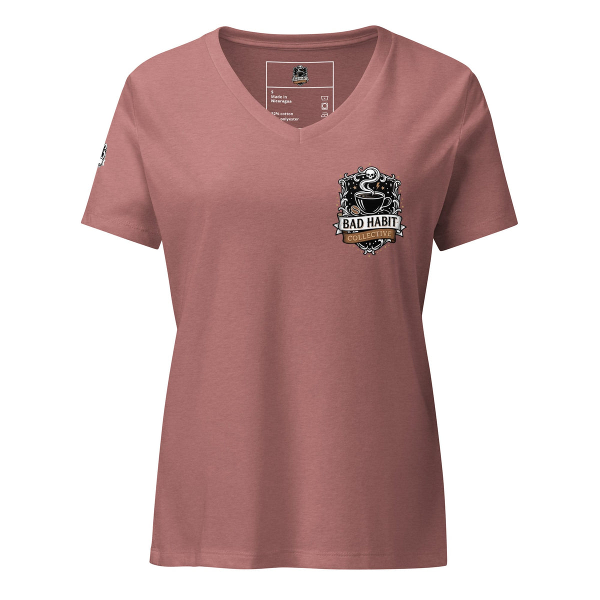 Women’s hell on wheels relaxed v-neck t-shirt | Bad Habit Collective
