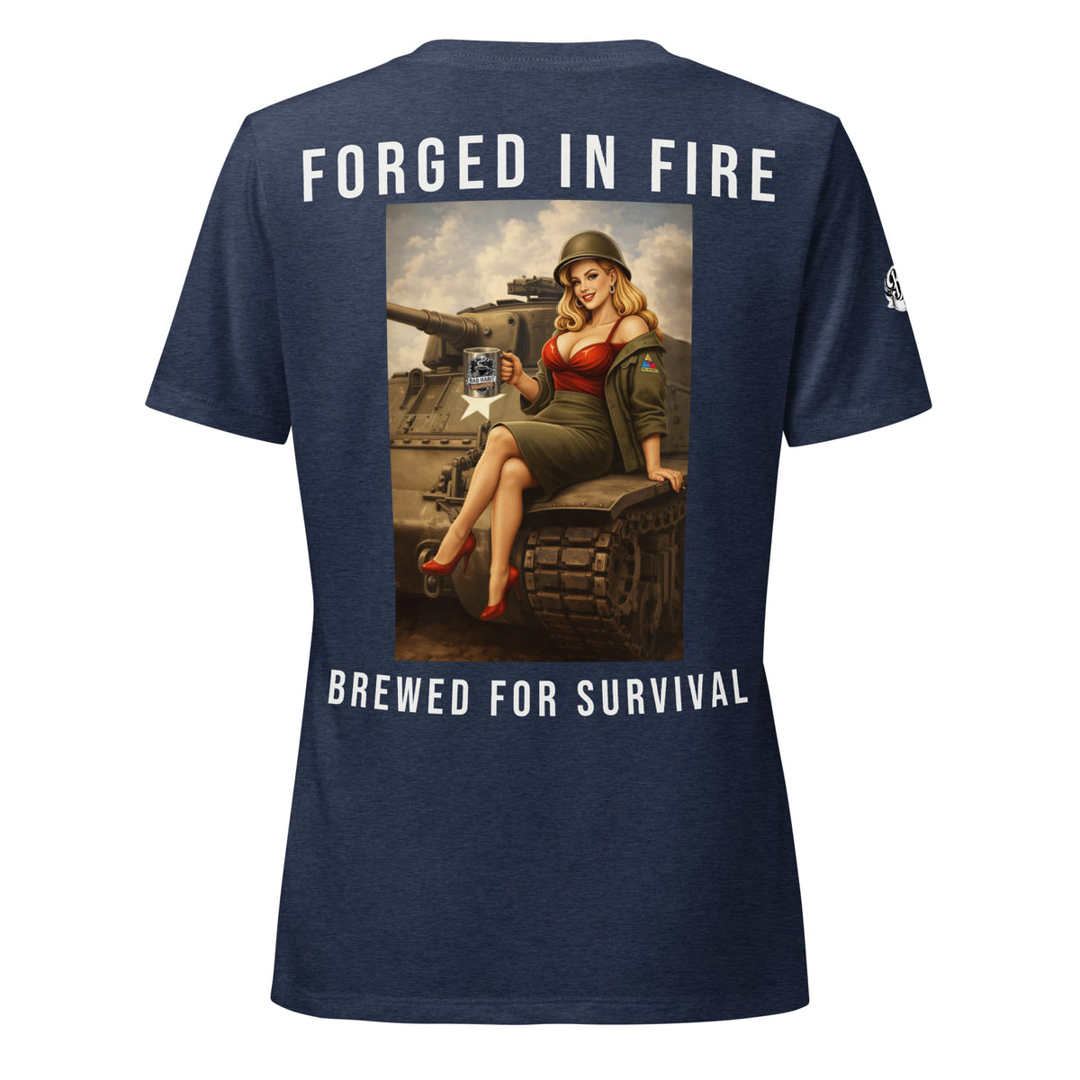 Women’s hell on wheels relaxed v-neck t-shirt | Bad Habit Collective