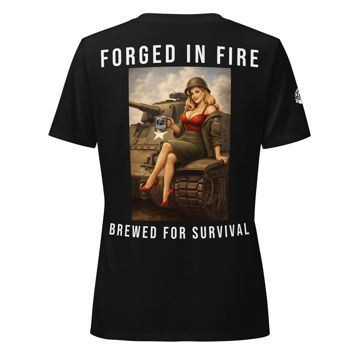 Women’s hell on wheels relaxed v-neck t-shirt | Bad Habit Collective