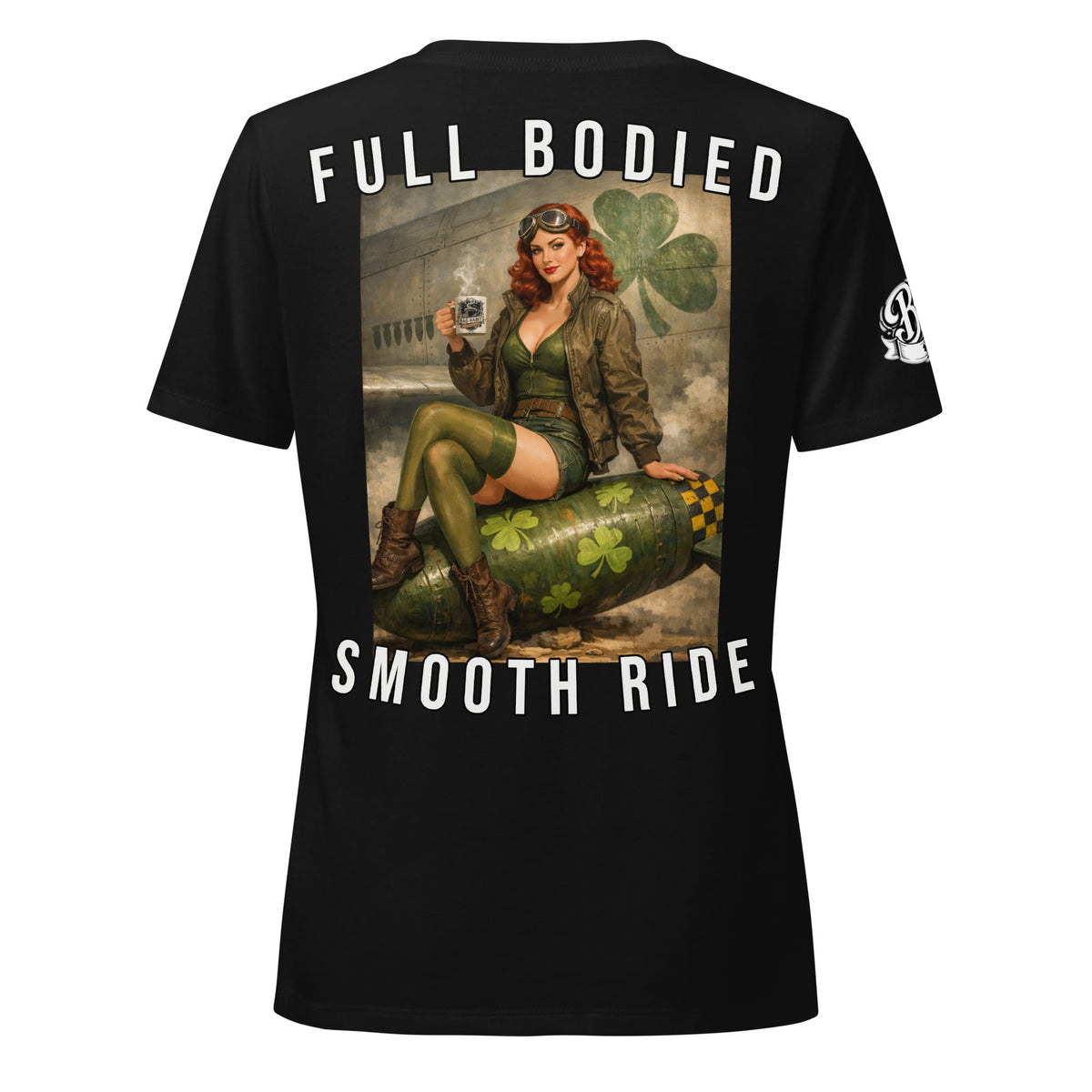 St. Paddy’s Bombshell – Women’s V-Neck Tee | Bad Habit Collective