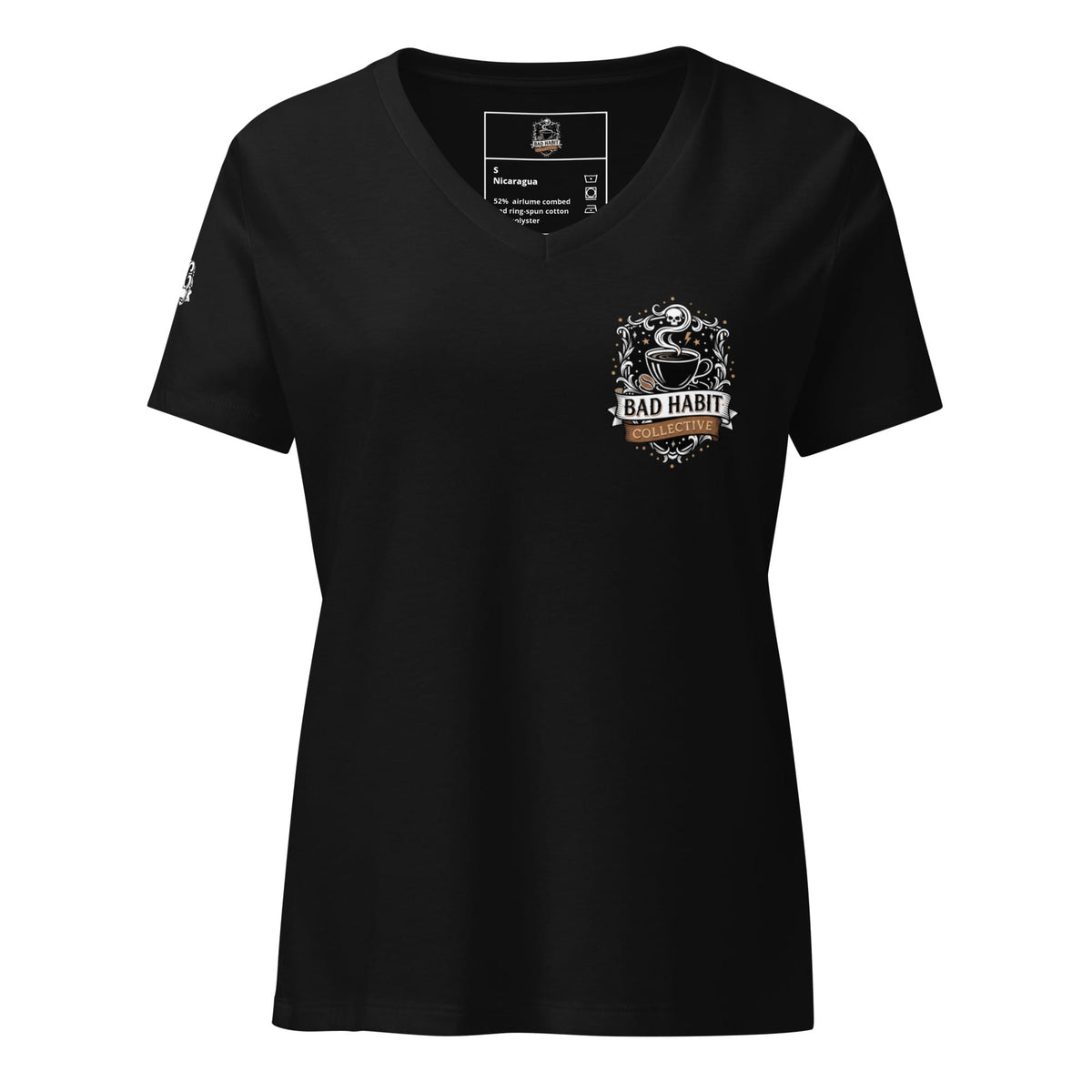Women’s hell on wheels relaxed v-neck t-shirt | Bad Habit Collective