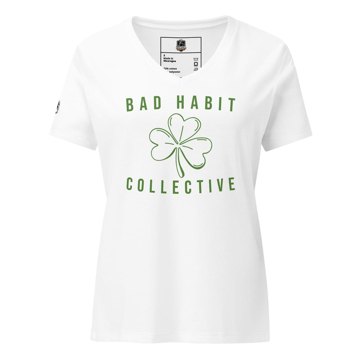 Women’s Gettin' Lucky Relaxed V-Neck T-Shirt | Bad Habit Collective