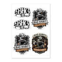 Bad Habit Collective Collector Pack Sticker sheet | Bad Habit Collective