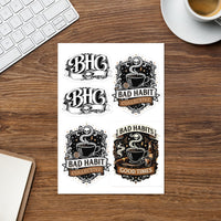 Bad Habit Collective Collector Pack Sticker sheet | Bad Habit Collective