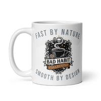 Cleared for Takeoff White Glossy Mug | Bad Habit Collective