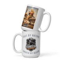 Cleared for Takeoff White Glossy Mug | Bad Habit Collective