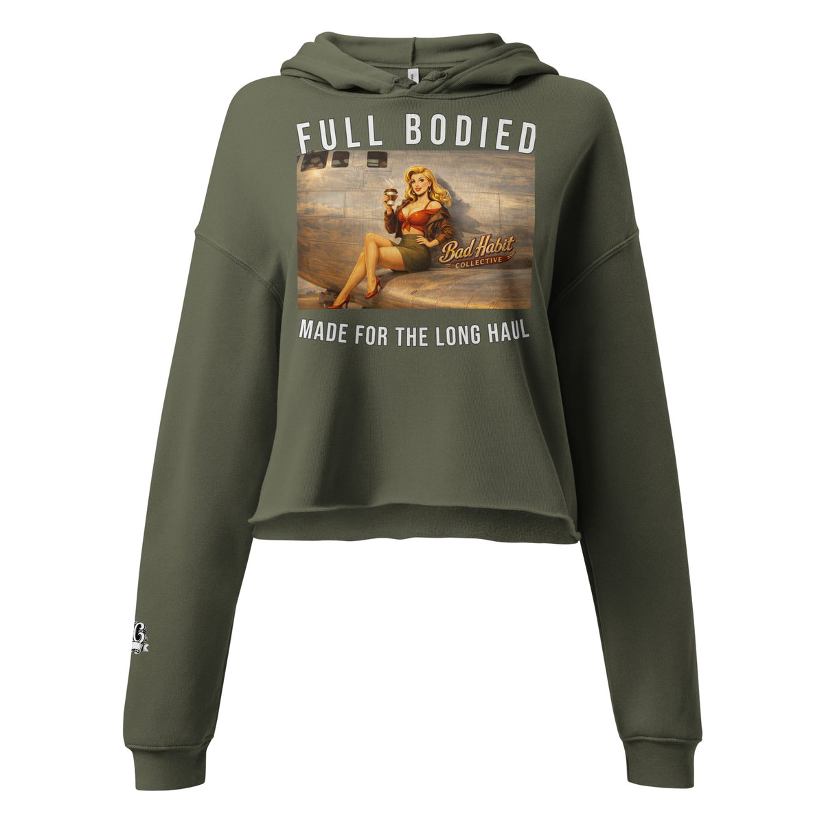 Bombs Away Crop Hoodie | Bad Habit Collective