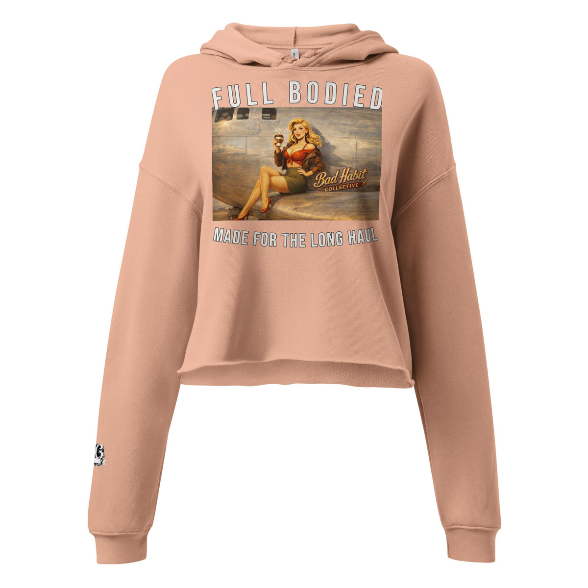 Bombs Away Crop Hoodie | Bad Habit Collective
