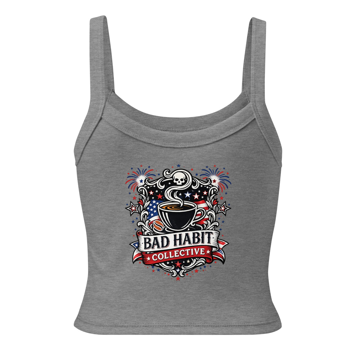 Women’s Red, White, and Bad Tank Top | Bad Habit Collective