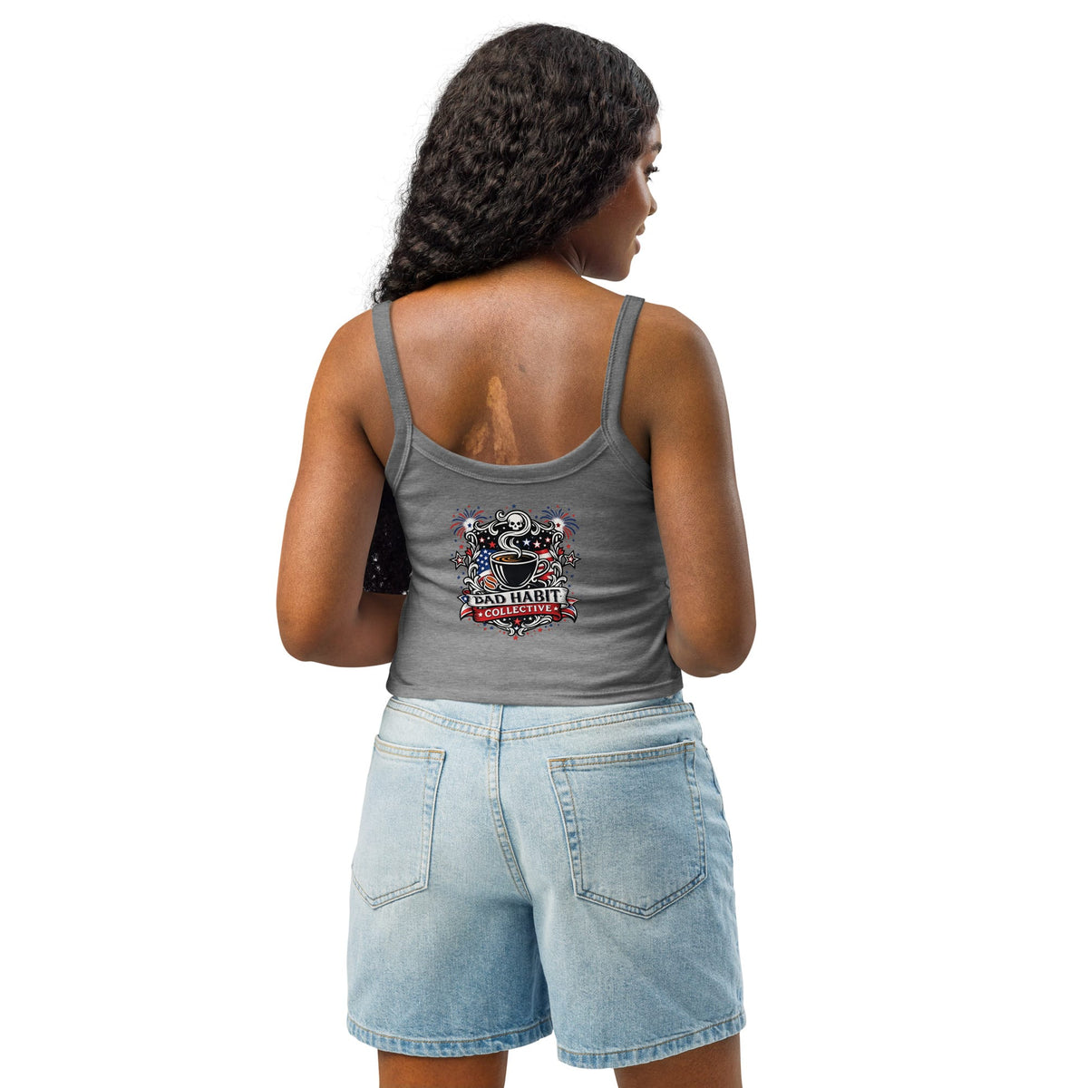 Women’s Red, White, and Bad Tank Top | Bad Habit Collective