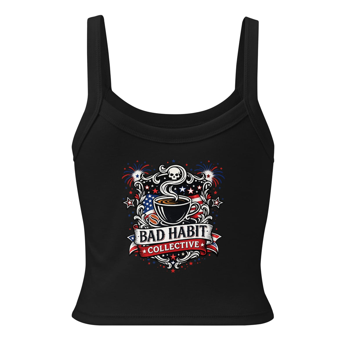 Women’s Red, White, and Bad Tank Top | Bad Habit Collective