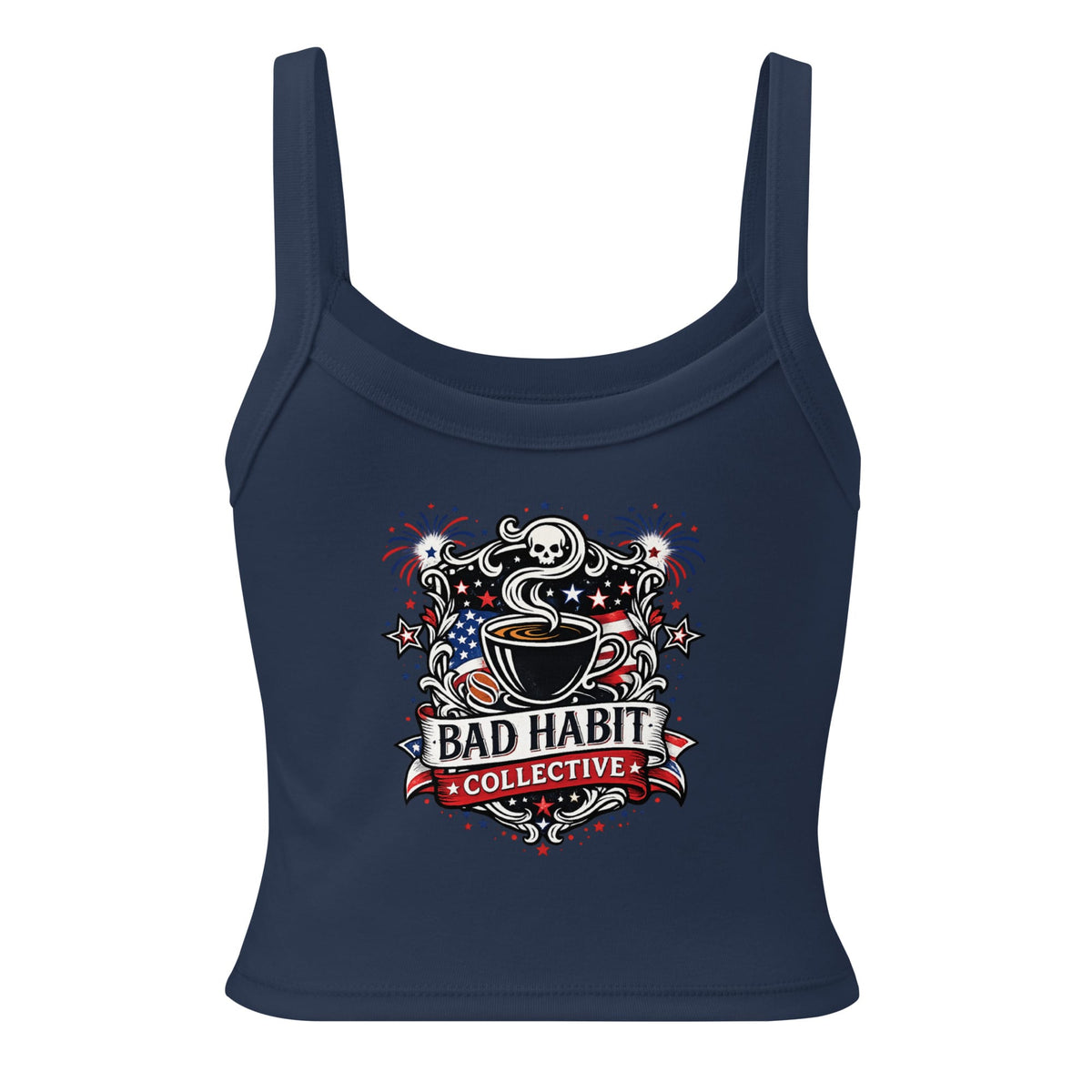 Women’s Red, White, and Bad Tank Top | Bad Habit Collective